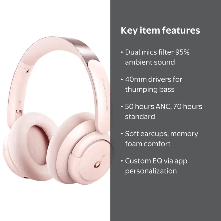 Soundcore Life Q30 Hybrid Active Noise Cancelling Headphones