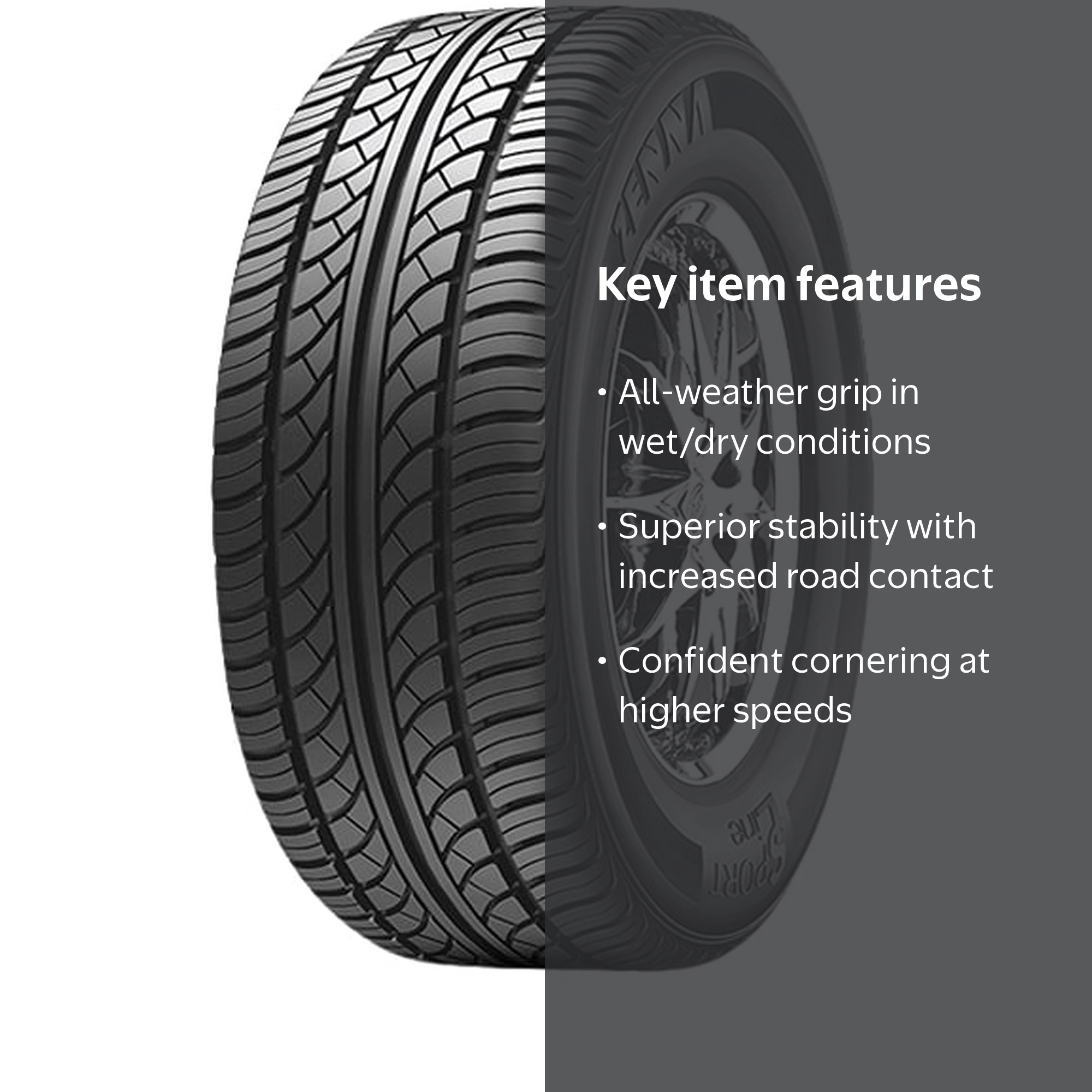 Zenna Sport Line All Season 205/55ZR16 91W Passenger Tire