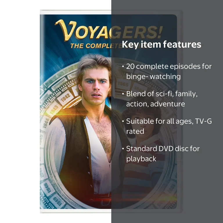 Voyagers! The Complete Series DVD, All 20 Episodes Sci-Fi
