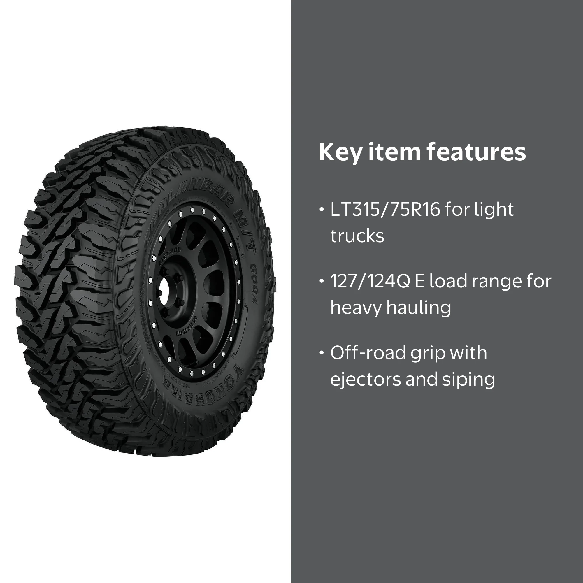 MOZZER YOKOHAMA GEOLANDAR M/T 225/75R16