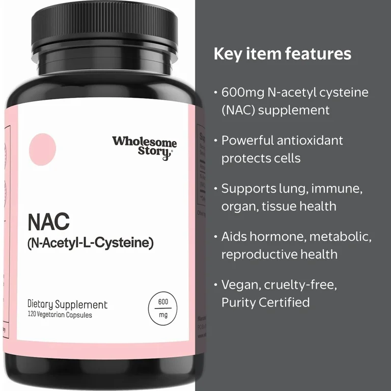 does walmart have nac glutathione BulkSupplements N-Acetyl L-Cysteine (NAC) 1000mg Amino Acid Supplement Capsules, 360 Count Wholesome Story 600mg N Acetyl
