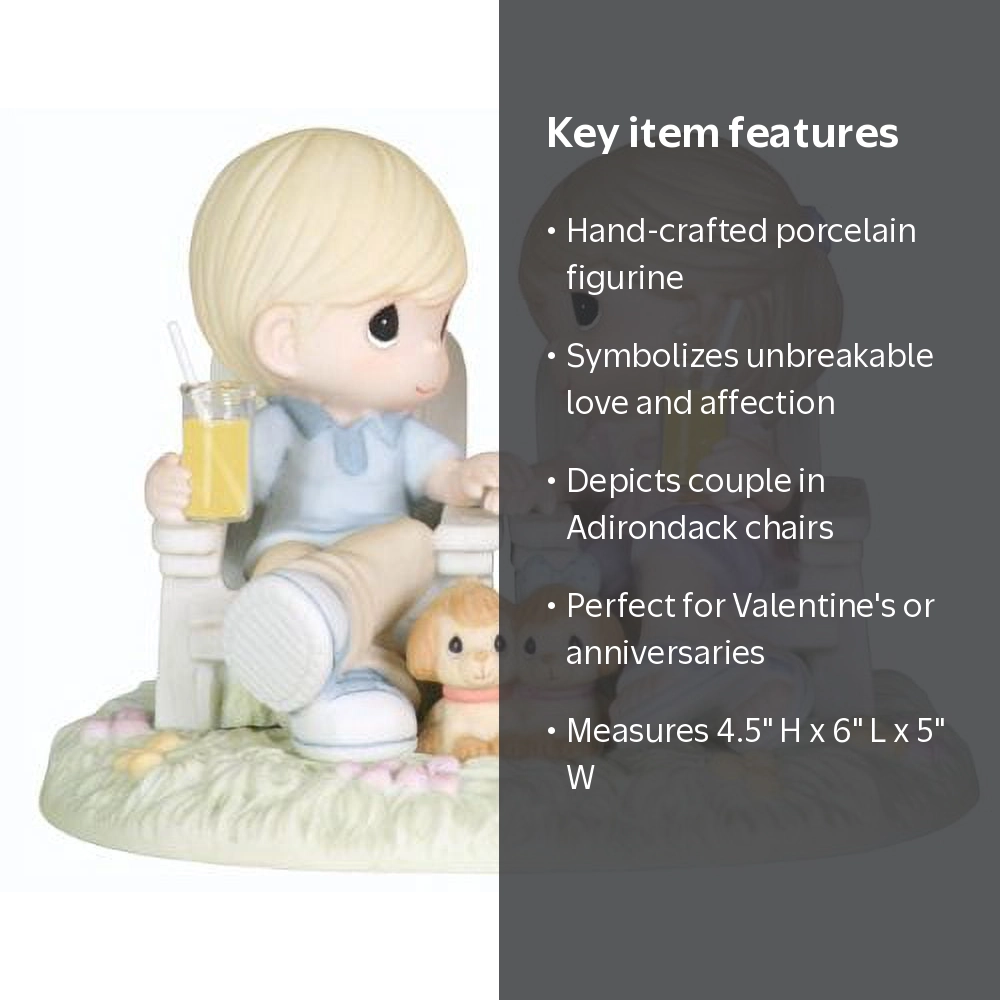Precious Moments Always Be By My Side Figurine, Bisque Porcelain