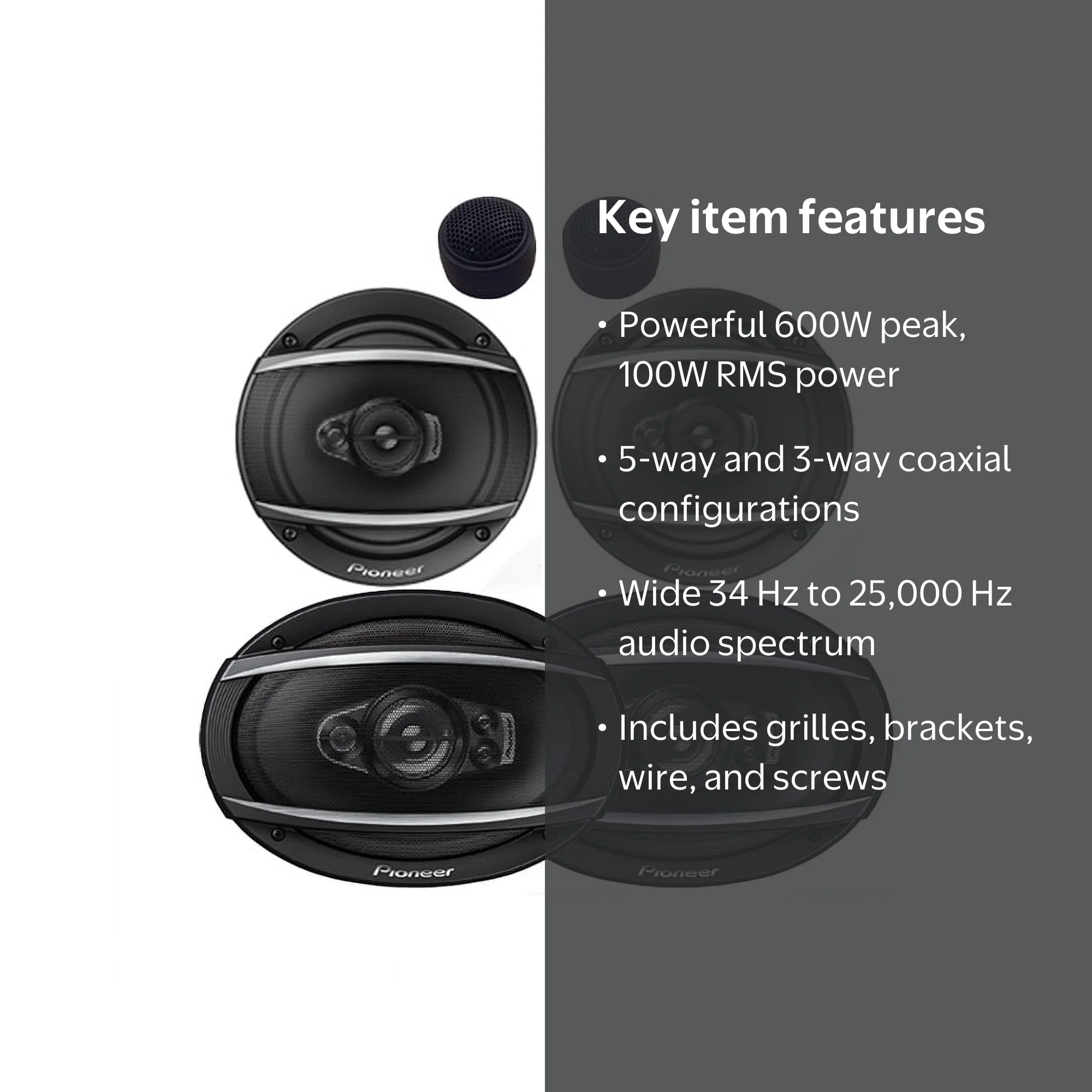 Pioneer Car Audio Set: TS-A1670F 6.5