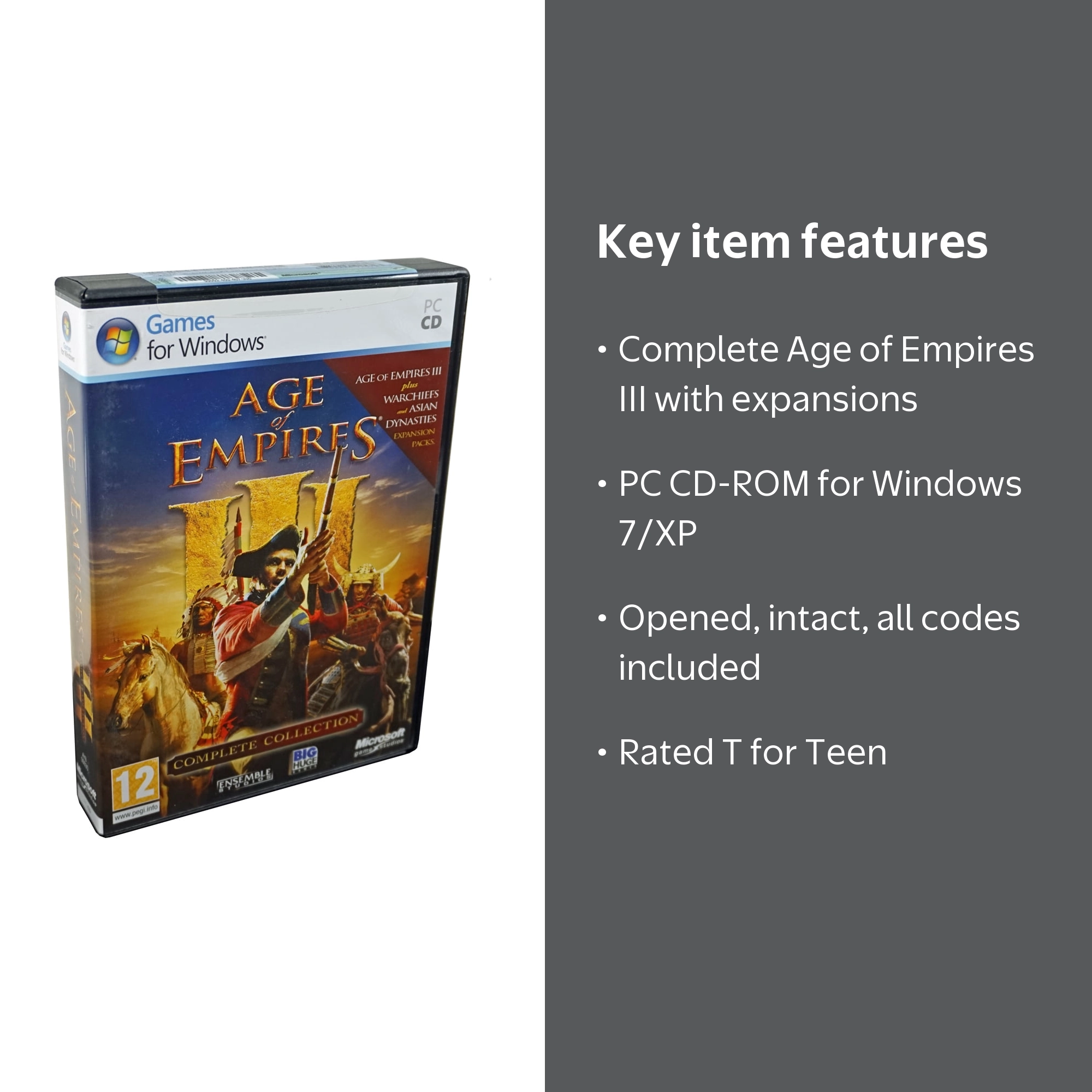 Microsoft Age of Empires III Complete Collection + Expansions