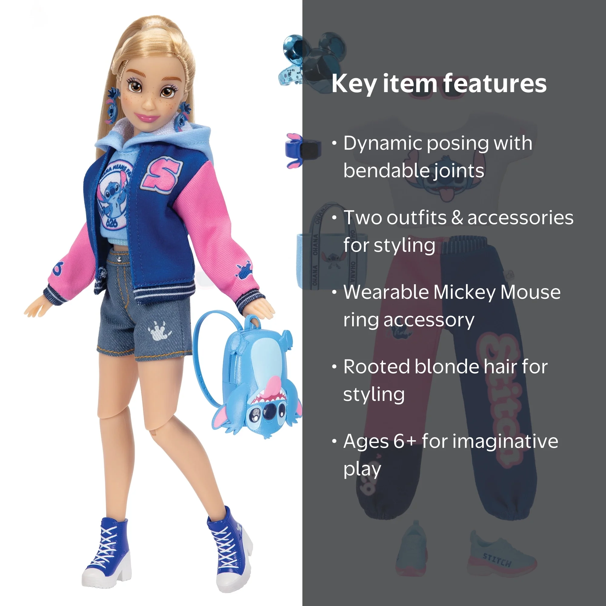 Disney ILY I Love Stitch Deluxe Fashion Doll with Outfit