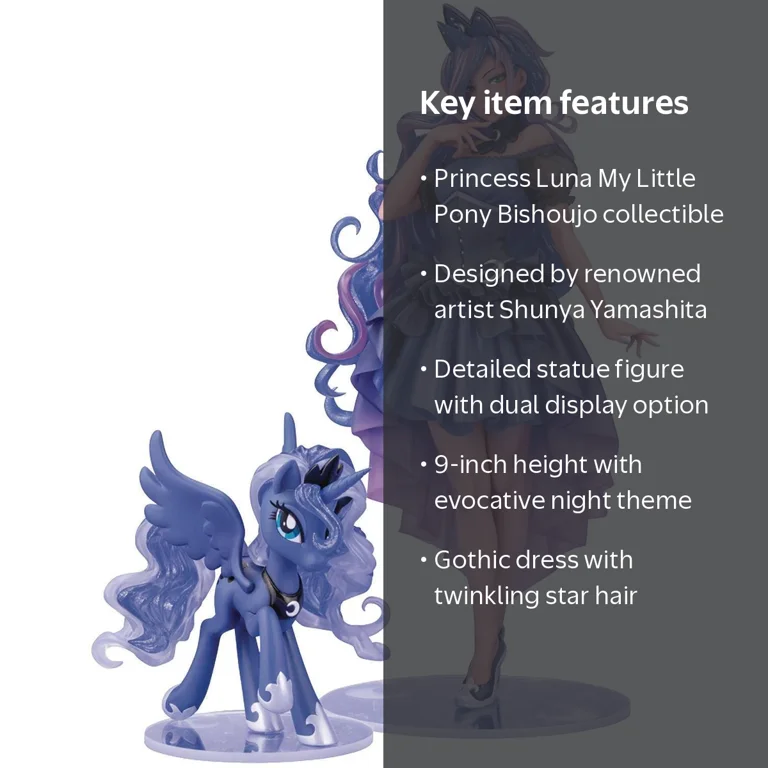 My Little Pony Bishoujo Series: 9 Inch Princess Luna Statue Toy