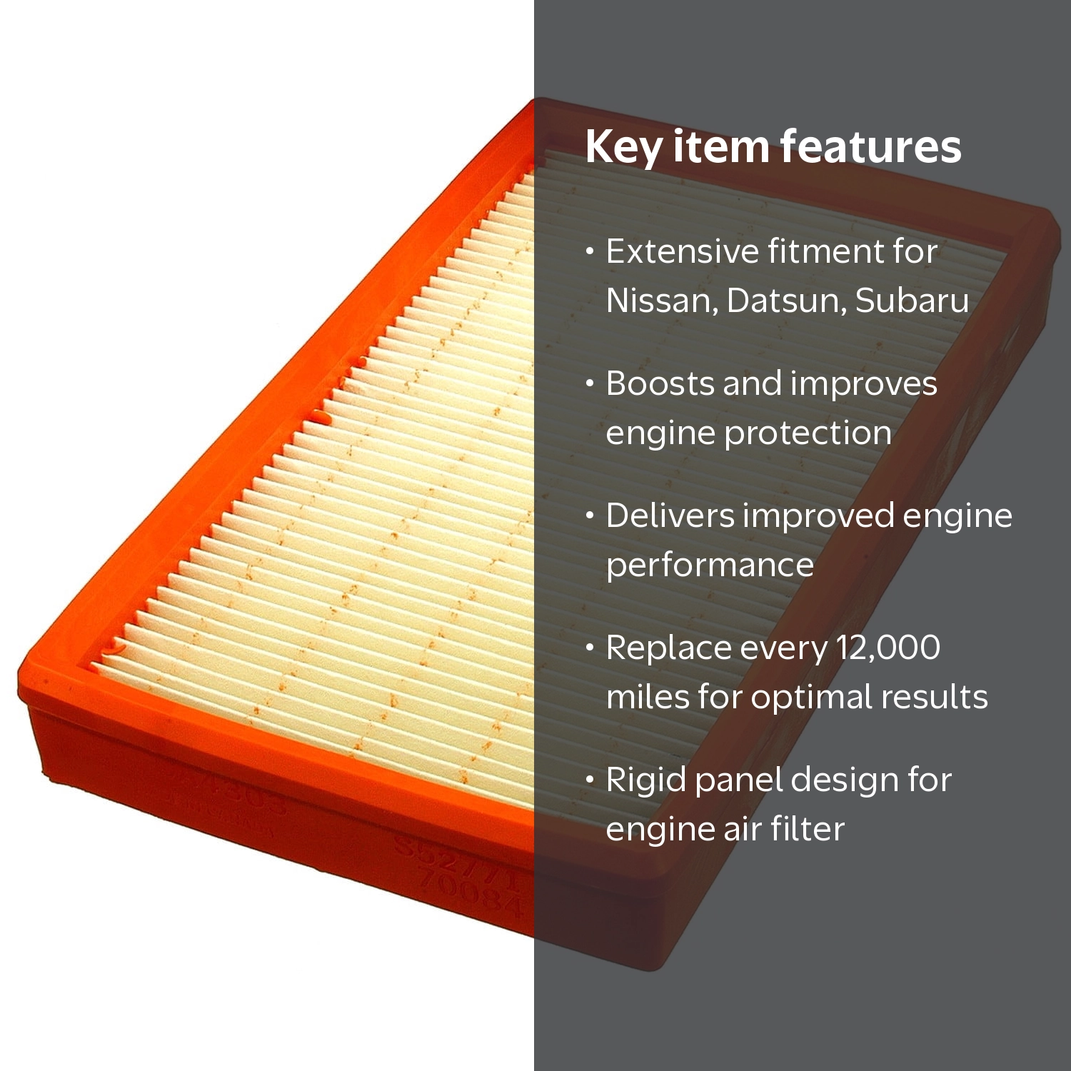 FRAM CA4303 Rigid Panel Engine Air Filter Replacement filter for