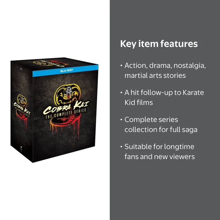 Sony, Cobra Kai: The Complete Series, PG-13, DVD Box Set - Walmart.com