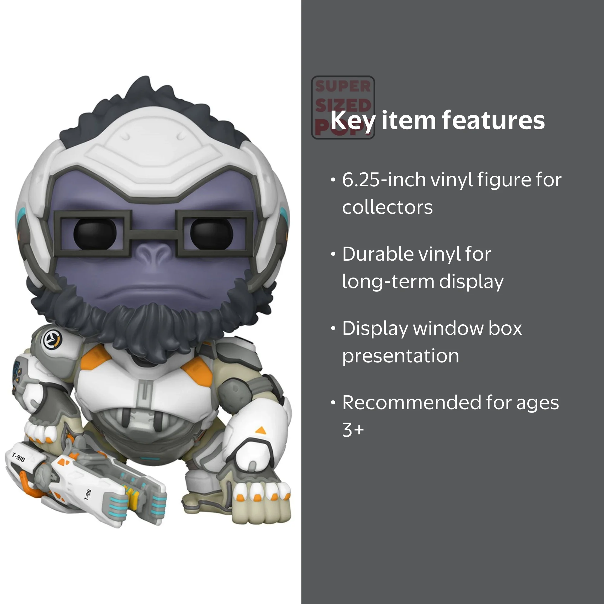Overwatch 2 Winston Super Funko Pop! Vinyl Figure - Walmart.com