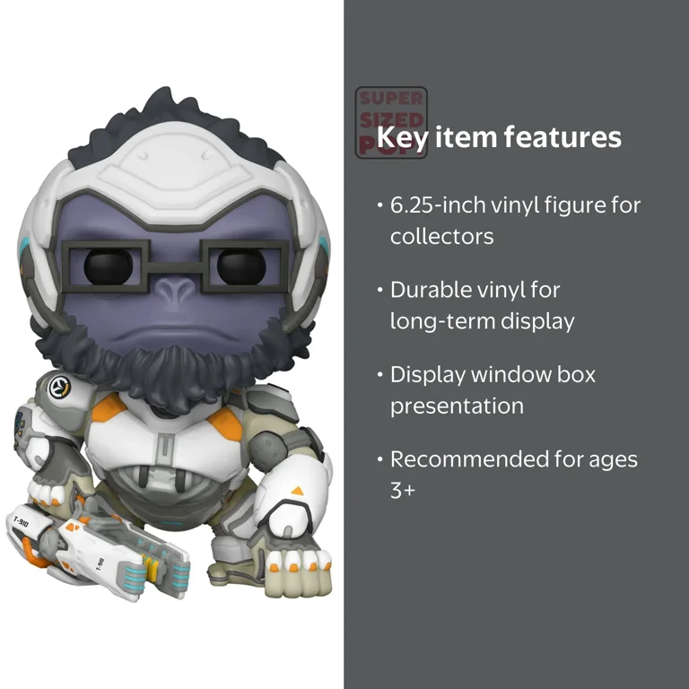 Overwatch 2 Winston Super Funko Pop! Vinyl Figure - Walmart.com
