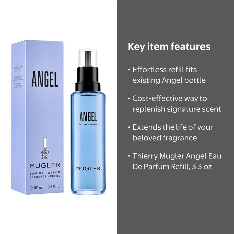 Thierry Mugler Angel Eau De Parfum (EDP) Refill 3.3 oz