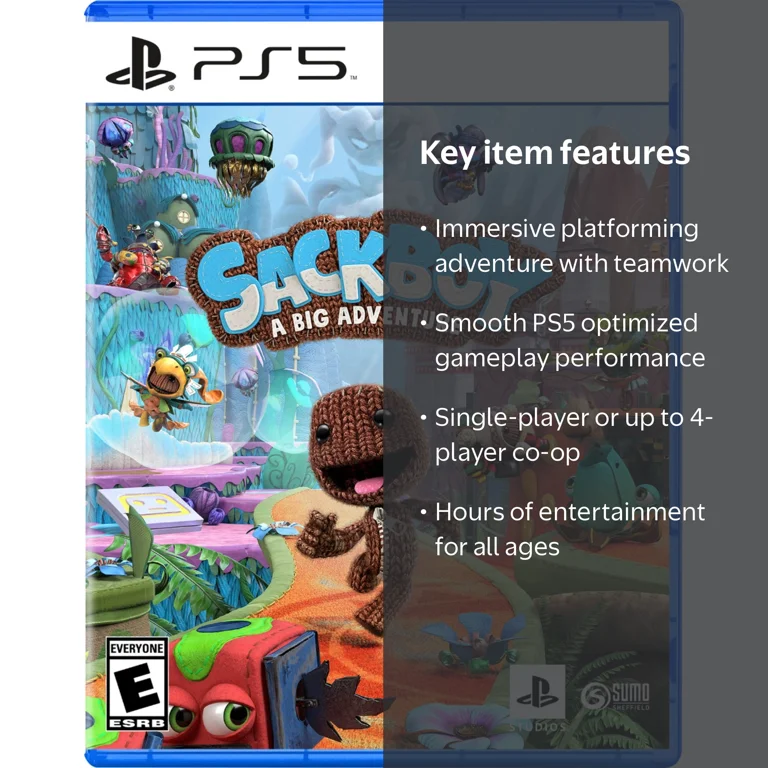 Sony's Sackboy: A Big Adventure for PlayStation 5 - Walmart.com