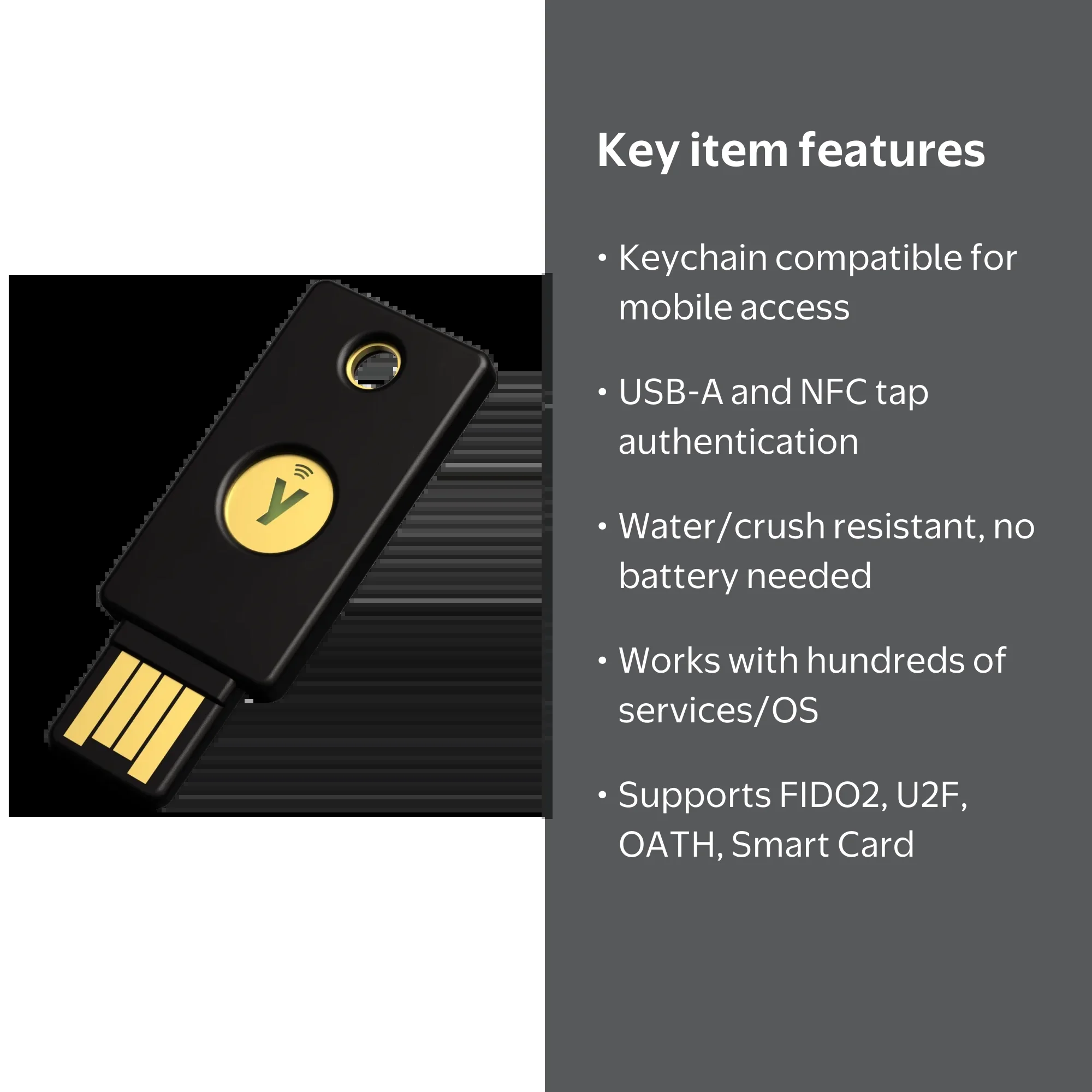 YubiKey 5 NFC Electronics Device: Two Factor Authentication USB
