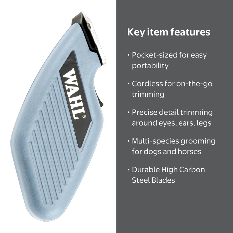 Wahl Pet Pocket Pro Dog Trimmer Grooming Tool, Model 9961-900