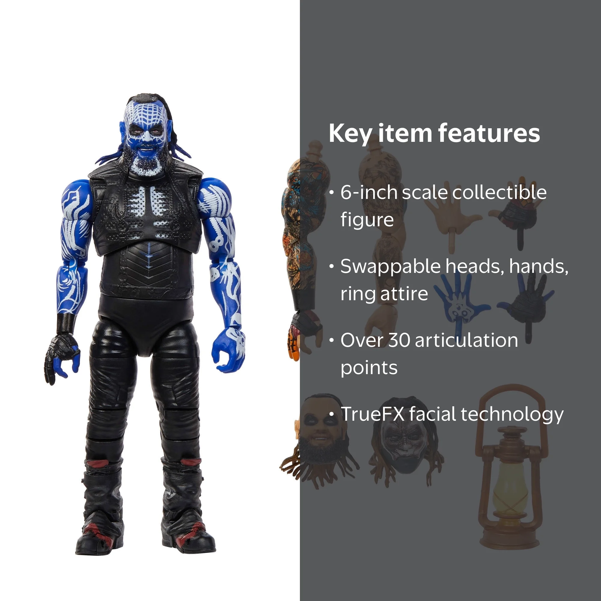 WWE Ultimate Edition Bray Wyatt Action Figure and Accessories, 6