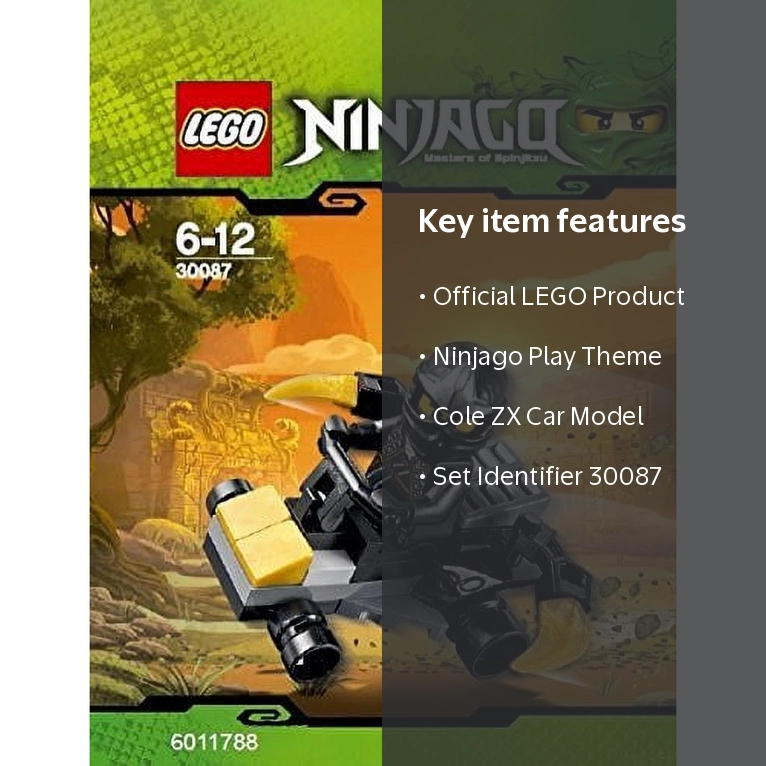 LEGO Ninjago Cole ZX Car 30087 - Walmart.com