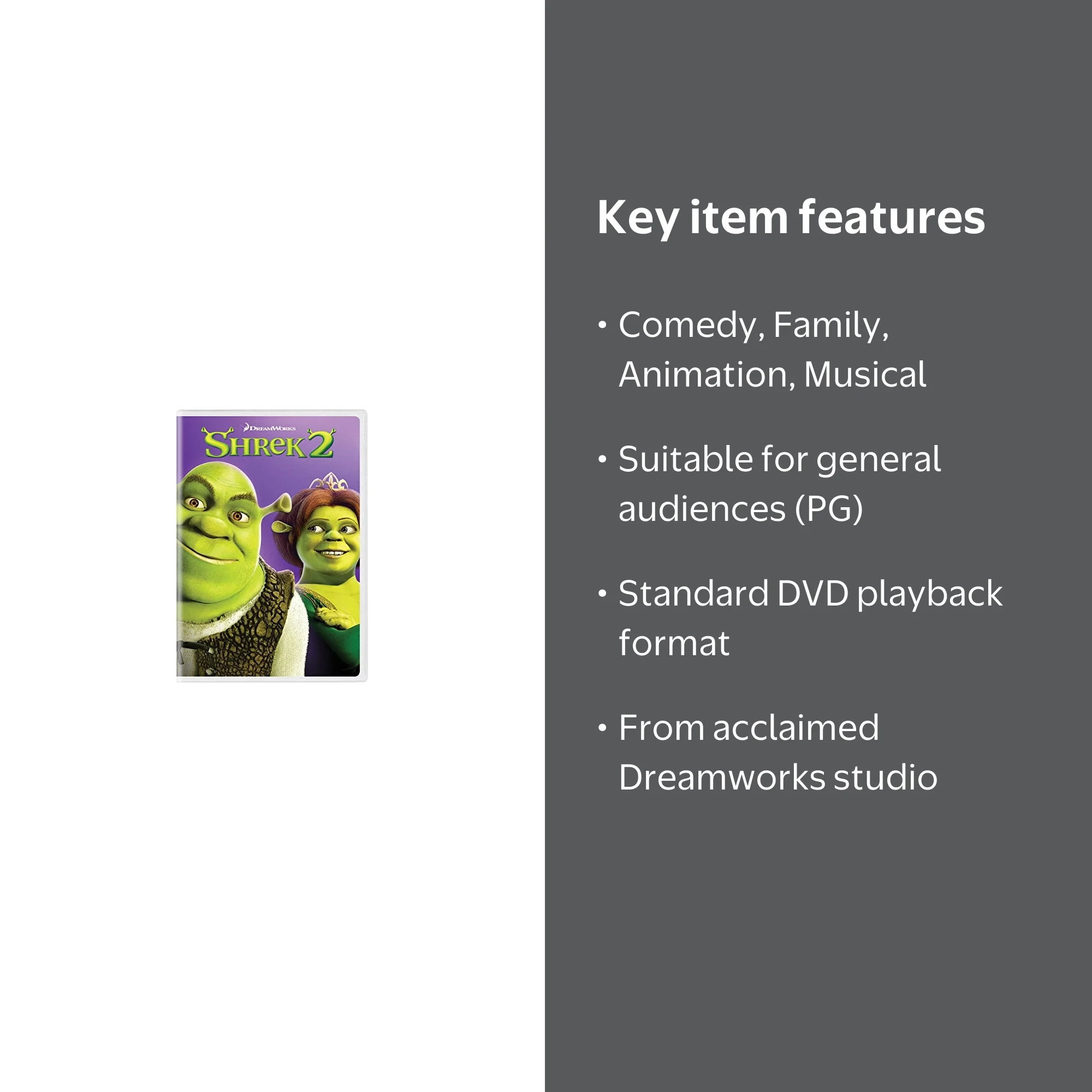 Shrek 2 (DVD) - Walmart.com