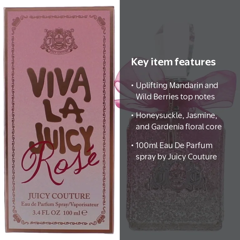 Juicy Couture Viva La Juicy Rose Eau De Parfum Spray, Perfume for