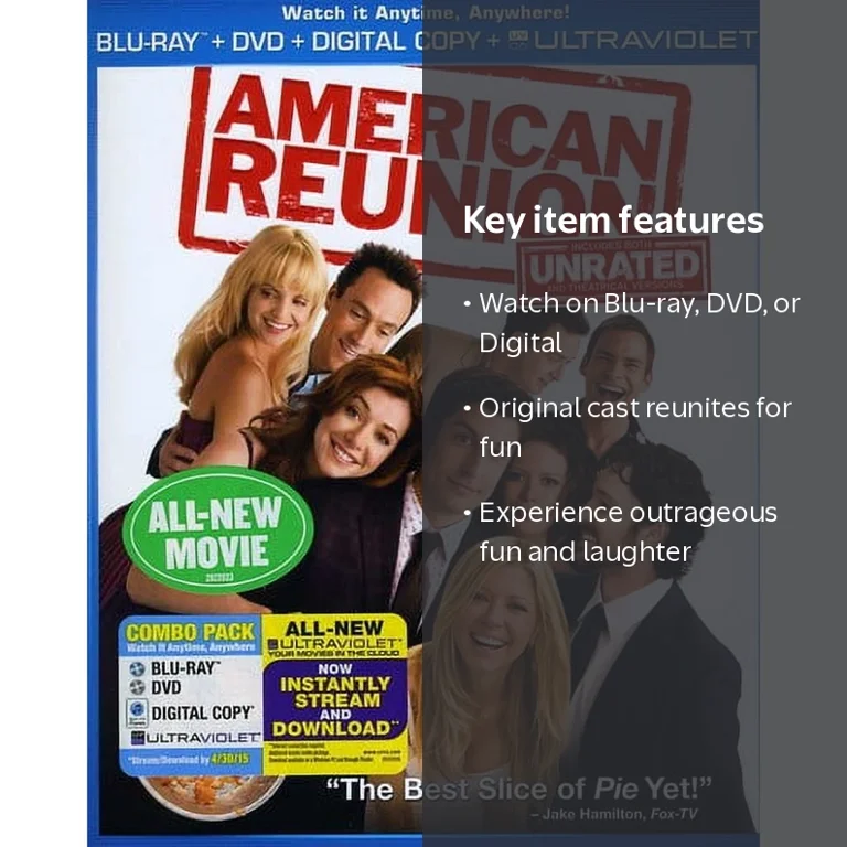 American Reunion (Blu-ray + DVD ) - Walmart.com