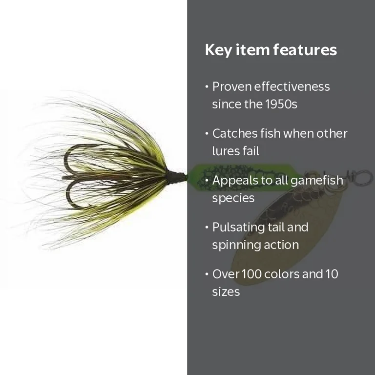 Yakima Bait Worden's Original Rooster Tail, Inline Spinnerbait