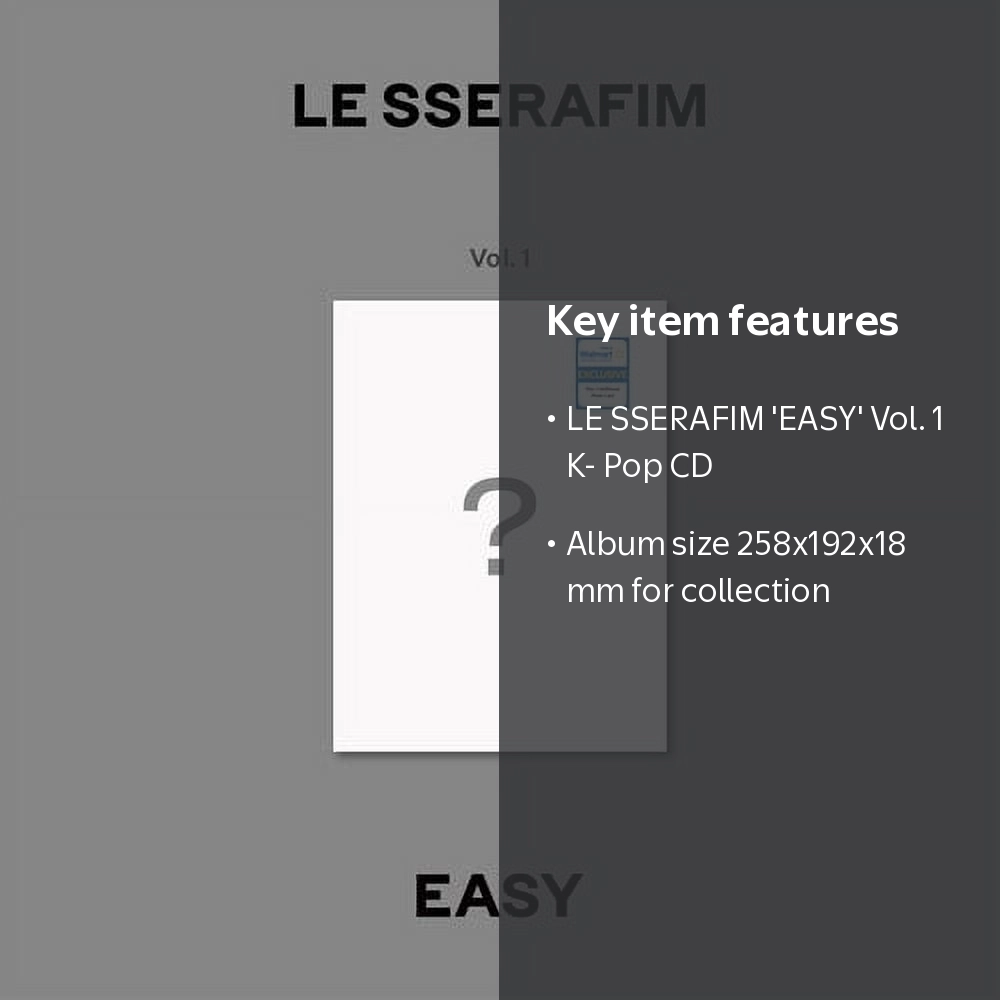 LE SSERAFIM - 3rd Mini Album 'EASY' Vol. 1 (Walmart Exclusive) - K