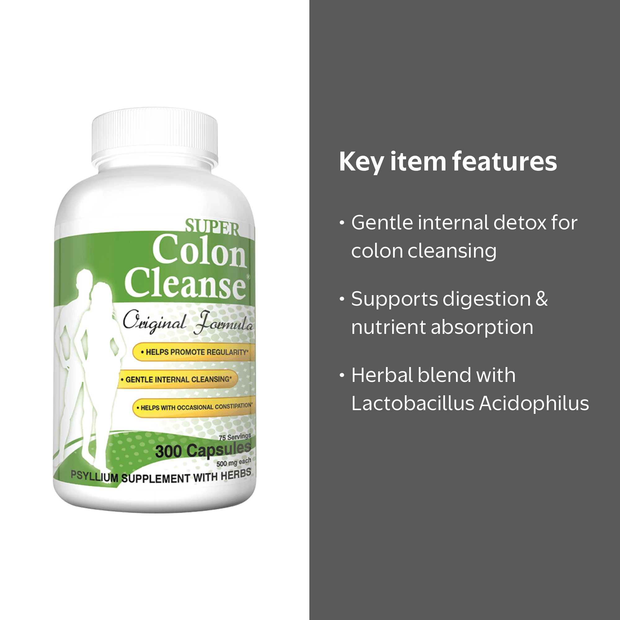 Health Plus Super Colon Cleanse, Original Formula, Digestive Detox