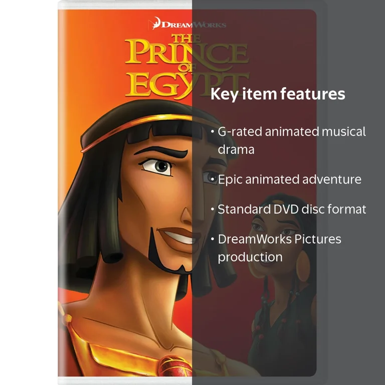 SDS, DVD, The Prince of Egypt, Family, DreamWorks, Animated