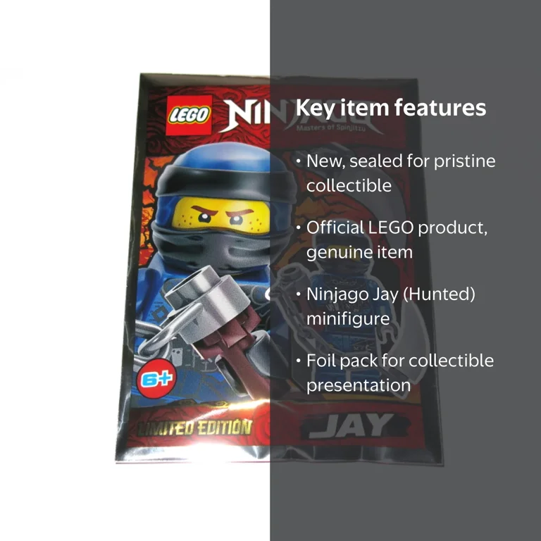 LEGO Ninjago Jay (Hunted) Minifigure Foil Pack (891946) - Walmart.com