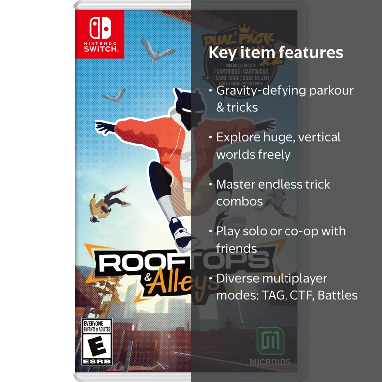 Rooftops & Alleys: Dual Pack Edition - Nintendo Switch - Walmart.com