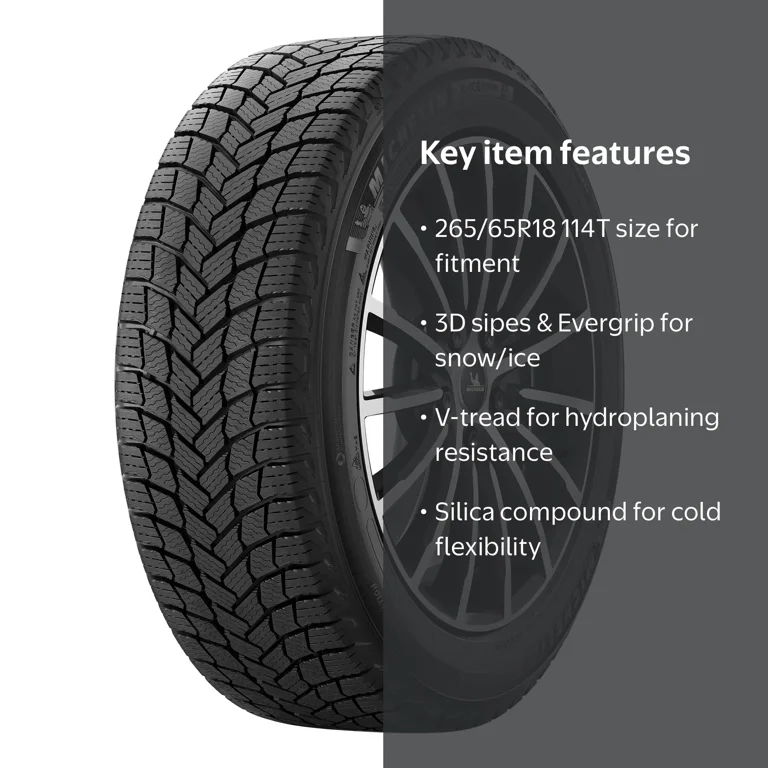 Michelin X-Ice Snow Winter 265/65R18 114T Passenger Tire - Walmart.com