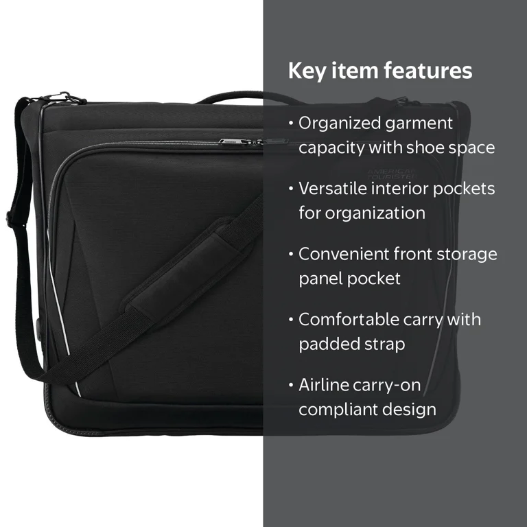 American Tourister Superset Large Zippered and Two Corner Pocket