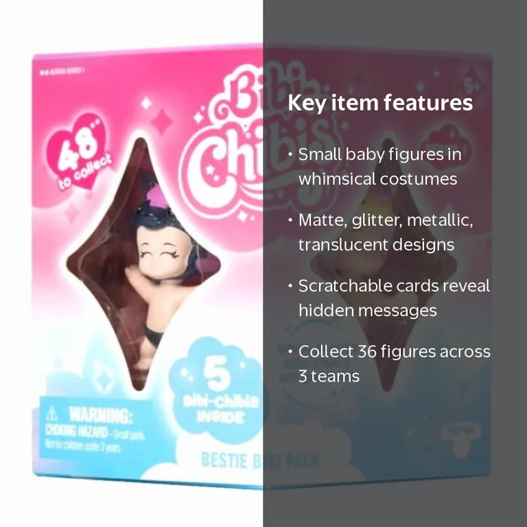 Bibi-Chibis Series 1 Bestie Bibi Pack (5 RANDOM Figures) - Walmart.com