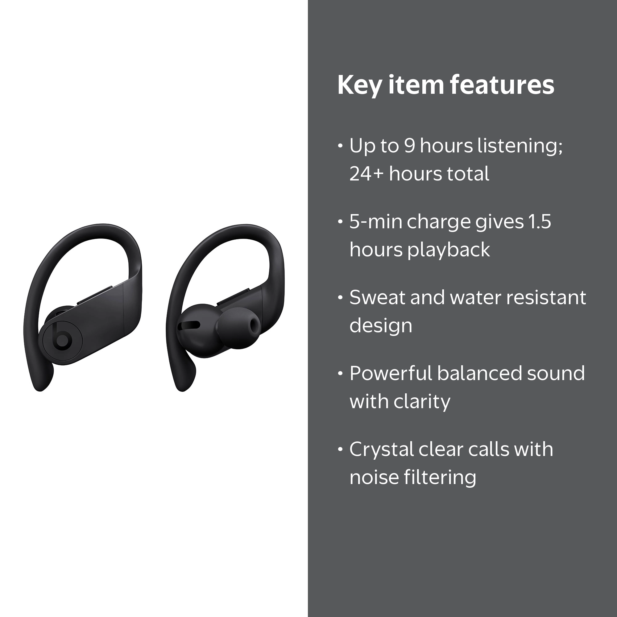 Powerbeats Pro Wireless Bluetooth Earbuds with Apple H1 Headphone