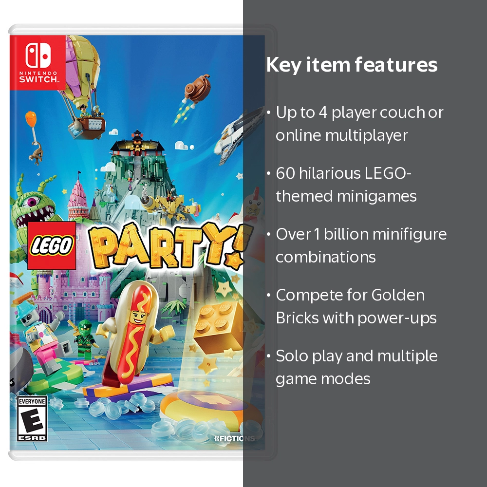 iam8bit, LEGO® Party!, 4-player party game, online multiplayer