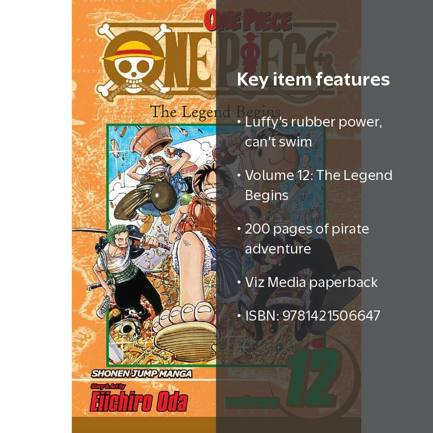 One Piece One Piece, Vol. 12: The Legend Begins, Book 12