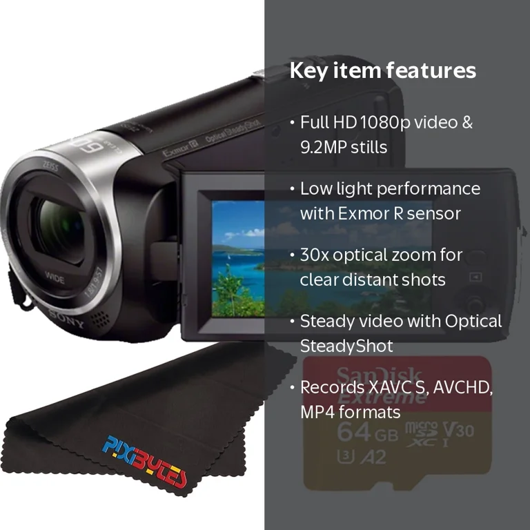 Sony HDR-CX405 HD Handycam, Digital Movie Recorder Camera with