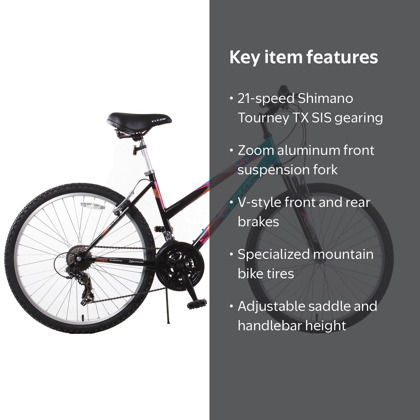 TWALD PT NINETY ONE 26型hi-ten 420mm8速MTB Trail 26
