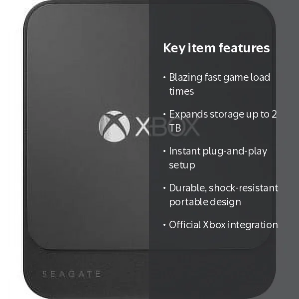 Seagate Game Drive for Xbox SSD 1TB External Portable SSD