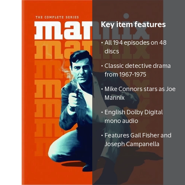 Paramount's Mannix: Complete Drama Series (DVD) - Walmart.com