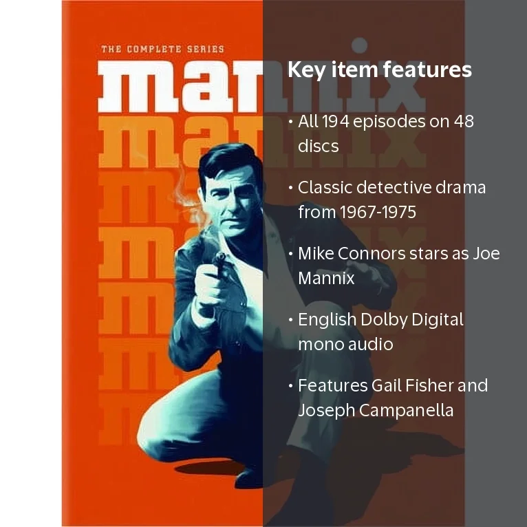 Paramount's Mannix: Complete Drama Series (DVD) - Walmart.com