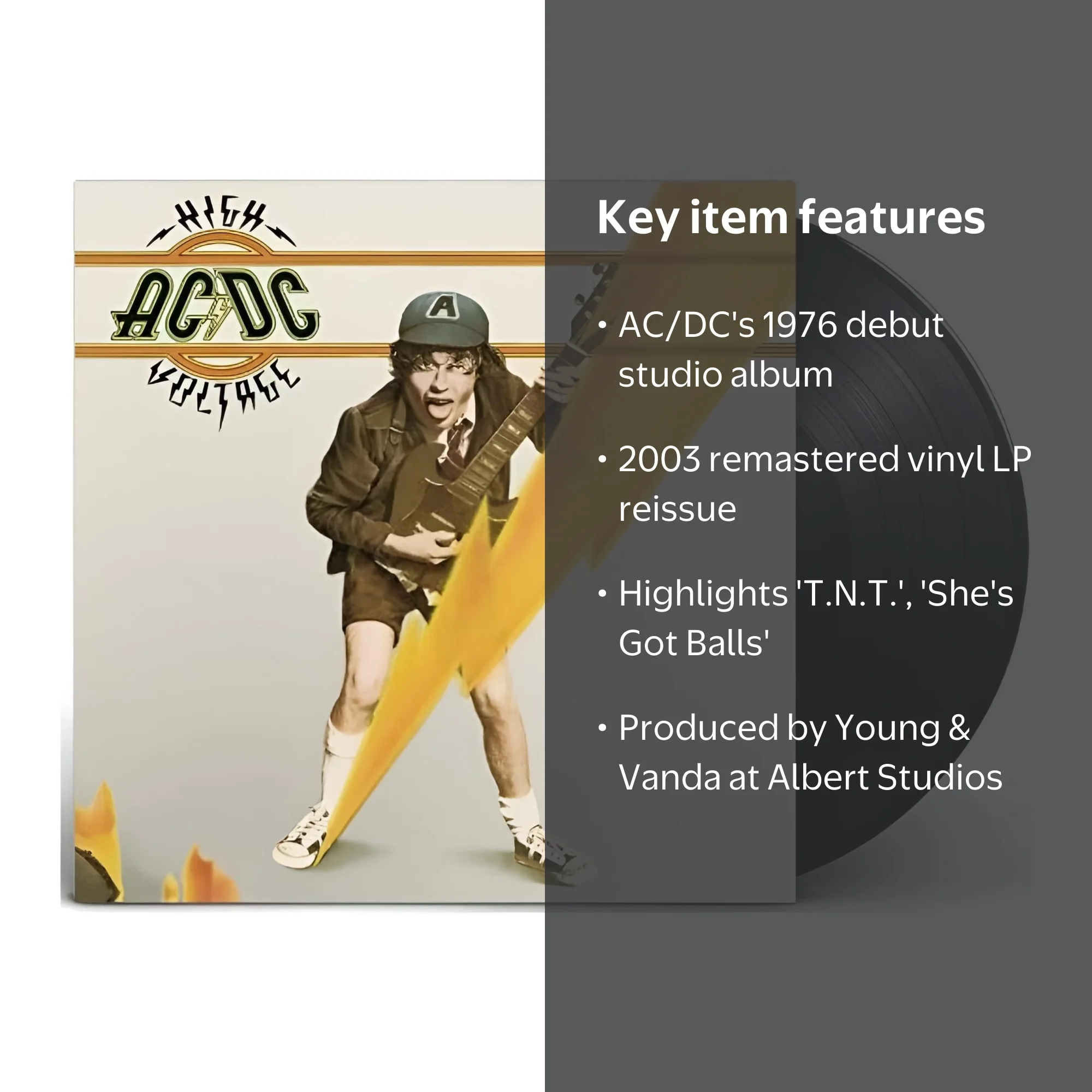 AC/DC - High Voltage - Music & Performance - Vinyl - Walmart.com