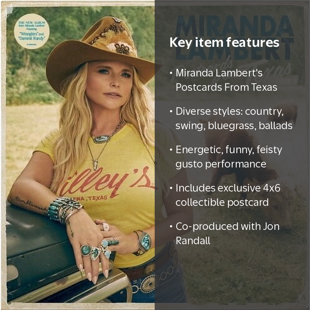 Republic Records, CD, Postcards From Texas, Miranda Lambert