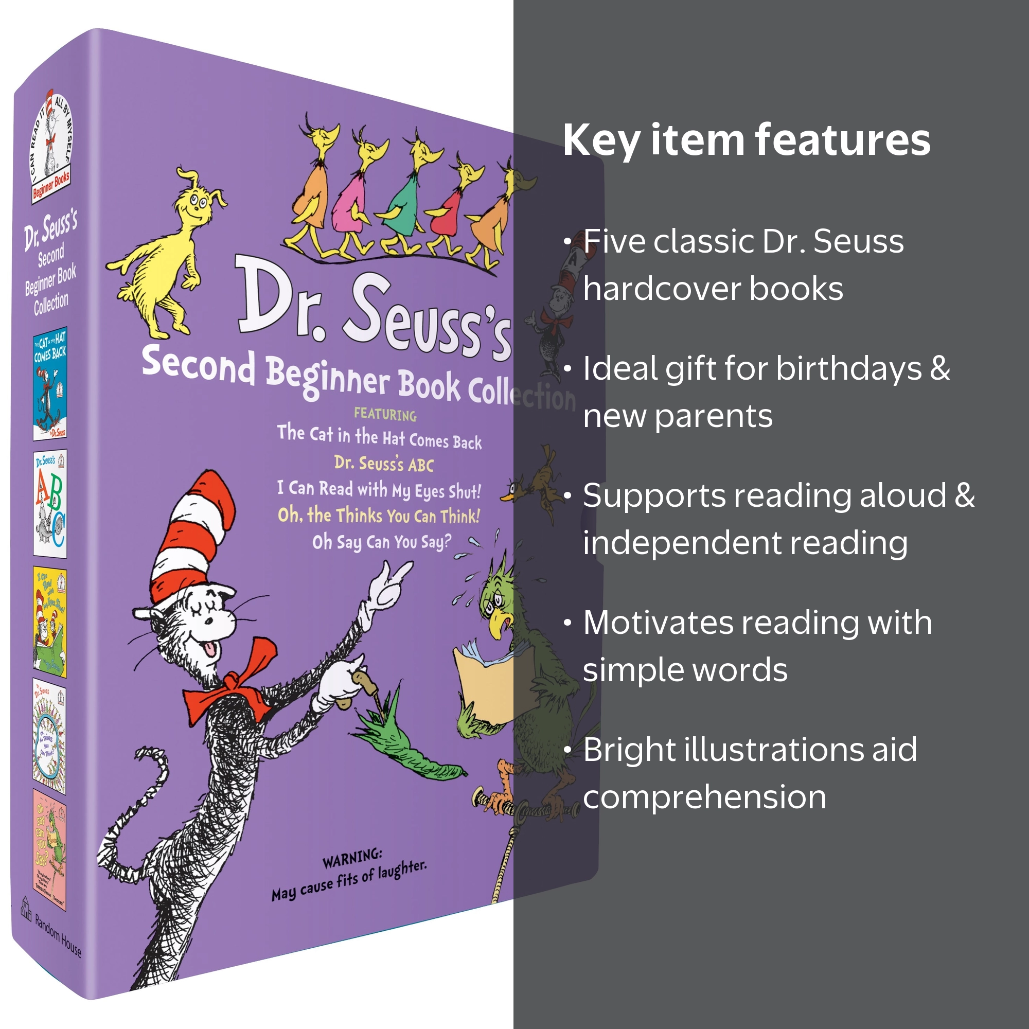 Dr. Seuss Beginner Book Set 5-Book Hardcover Collection - Walmart.com