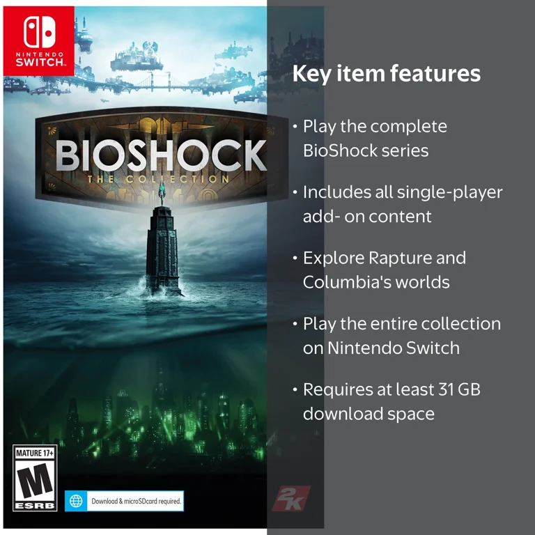 Bioshock: The Collection, 2K, for Nintendo Switch - Walmart.com