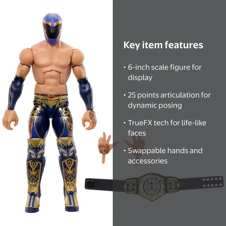 WWE Elite Axiom Action Figure, Series #117 6-inch Collectible with