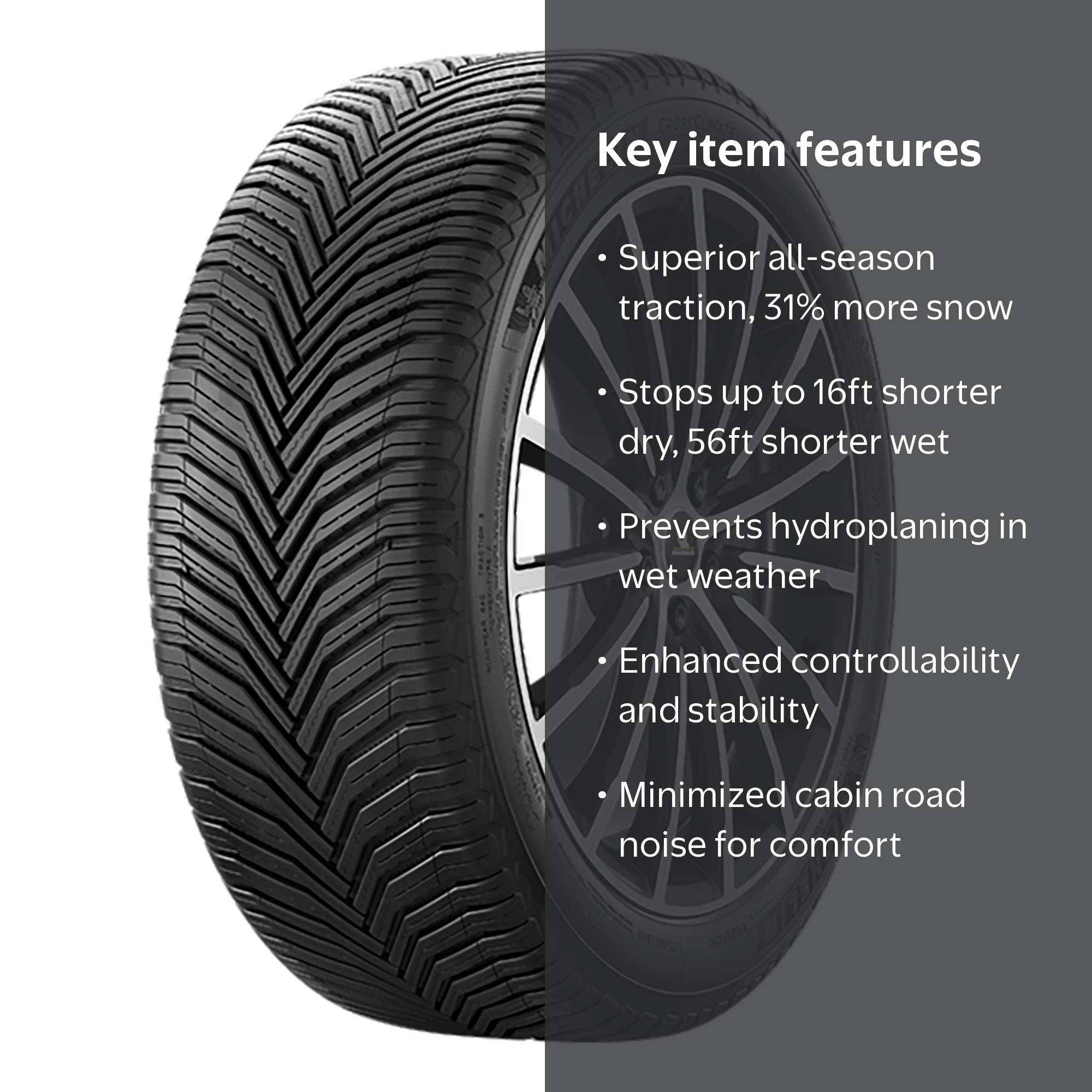 245/40/18 MICHELIN 2023年　2本　送料無料 Michelin CrossClimate2 All-Season Tire, 245/40R18/XL 97V