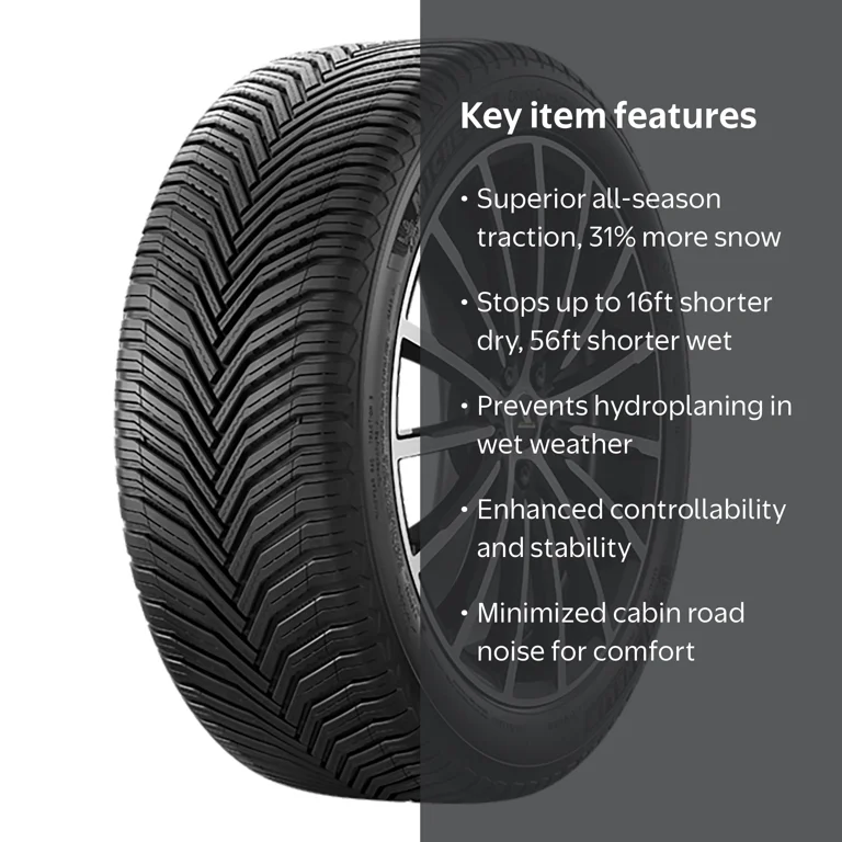 Michelin CrossClimate2 All-Season Tire, 245/40R18/XL 97V Michelin CrossClimate2 All-Season Tire, 245/40R18/XL 97V