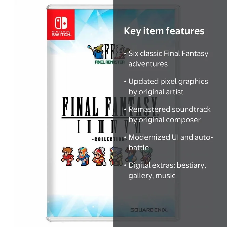 Square Enix Final Fantasy I-VI Pixel Remaster Collection for