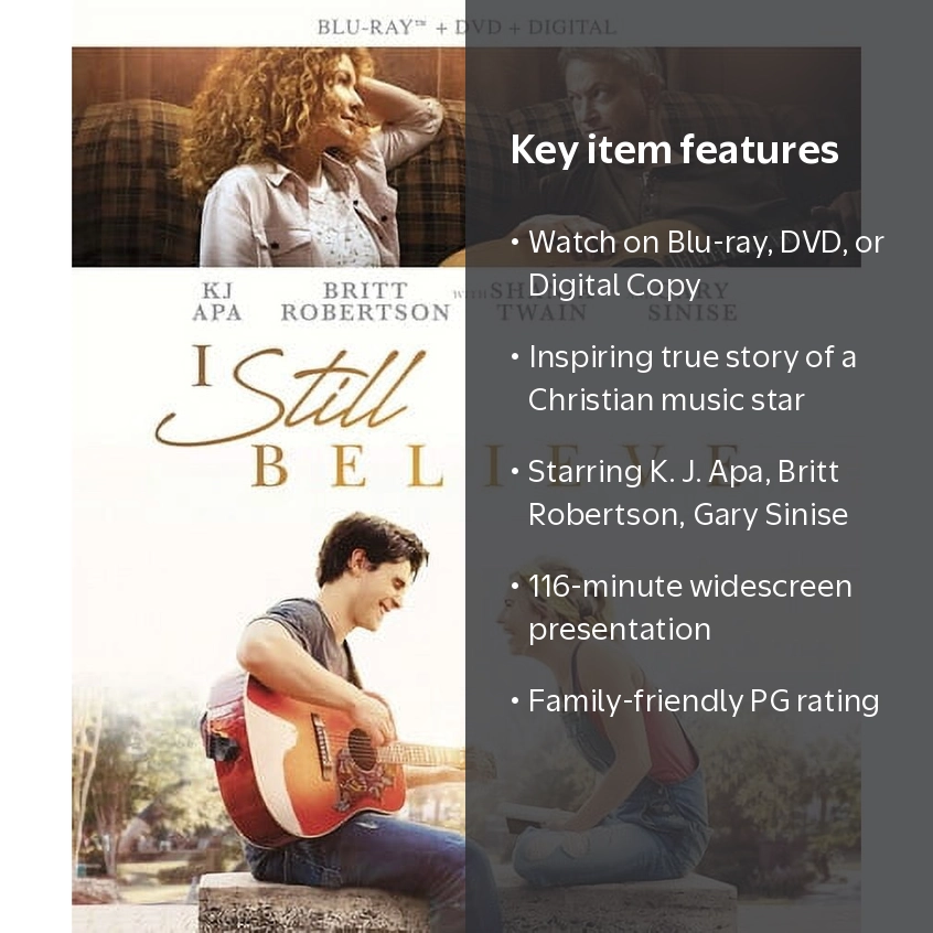 I Still Believe (Blu-ray DVD + ) - Walmart.com