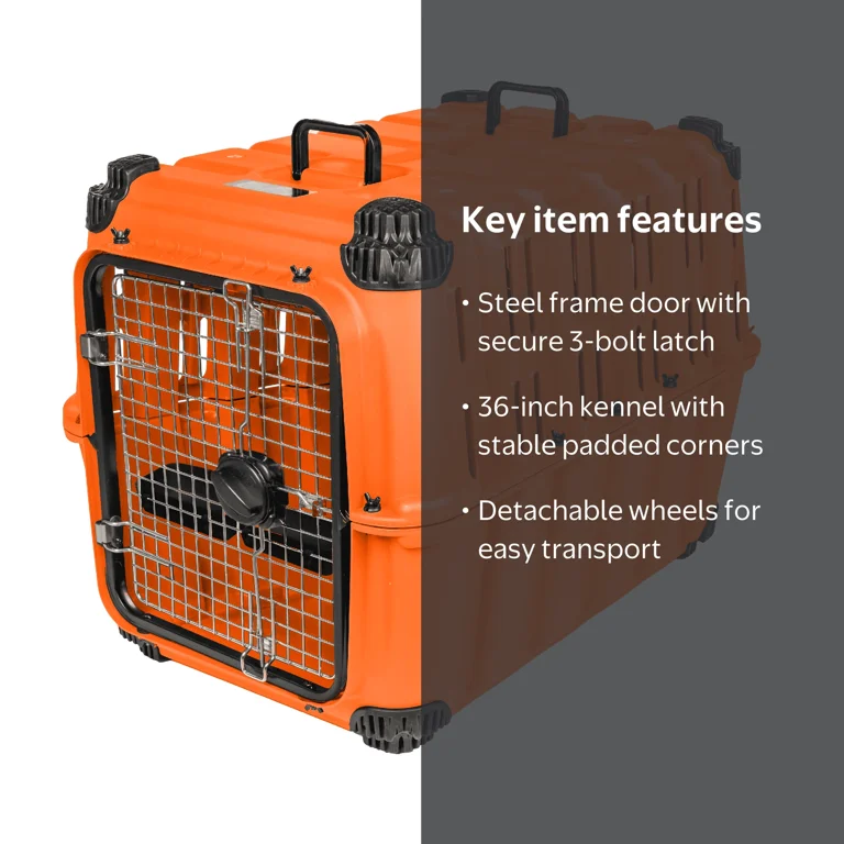 Mammoth Guardian Strong and Durable 36 inch Plastic Dog Kennel